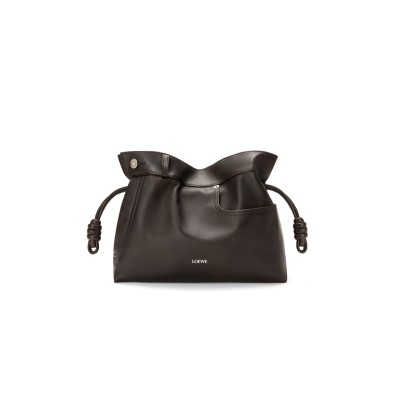LOEWE PANTA MEDIUM FLAMENCO CLUTCH IN SHINY CALFSKIN A411FC1XBV (30*24.5*10.5cm)